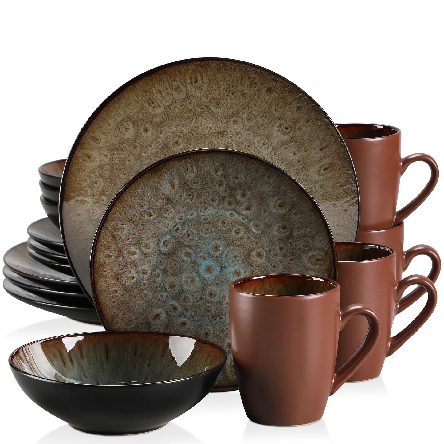 VANCASSO BUBBLE 16/32/48-Piece Tableware Set Vintage Ceramic