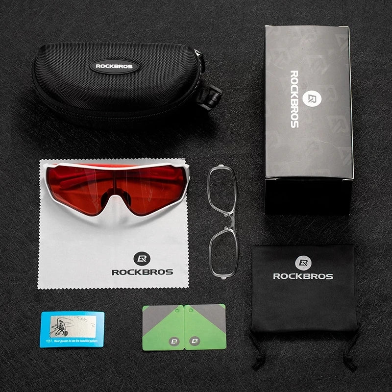 ROCKBROS Polarized Cycling Glasses UV400 Outdoor Sport Sunglasses Me/ Women Cycling Sunglasses