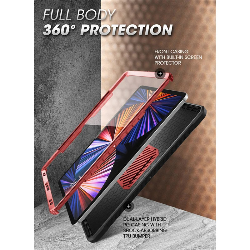 SUPCASE For iPad Pro 11 Pro Full-Body Rugged Kickstand Protective Case with Built-in Screen Protector