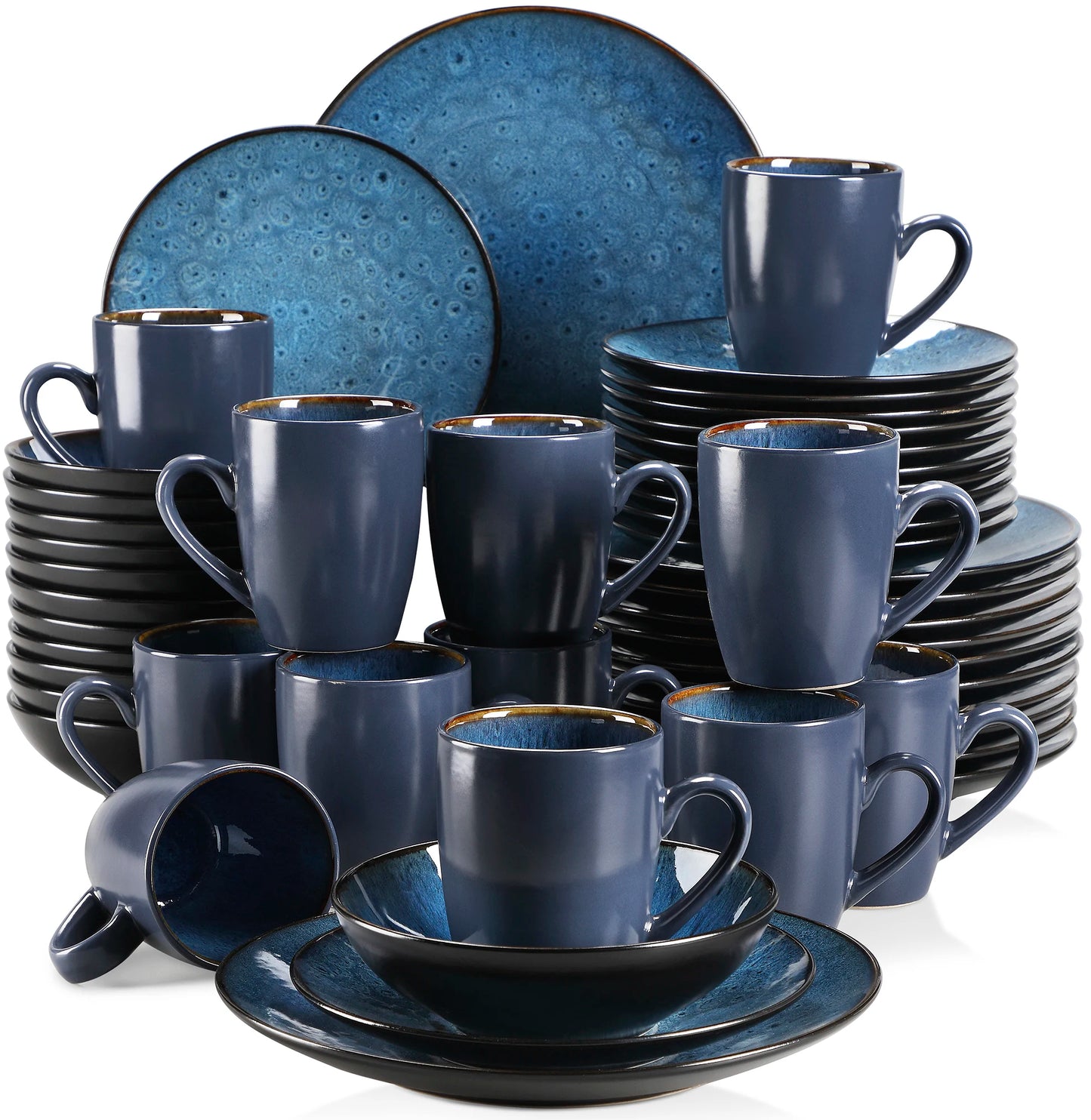 VANCASSO BUBBLE 16/32/48-Piece Tableware Set Vintage Ceramic