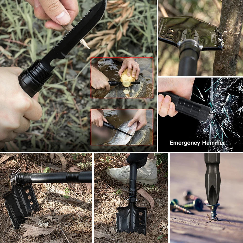 Multifunction Camping Survival Folding Shovels