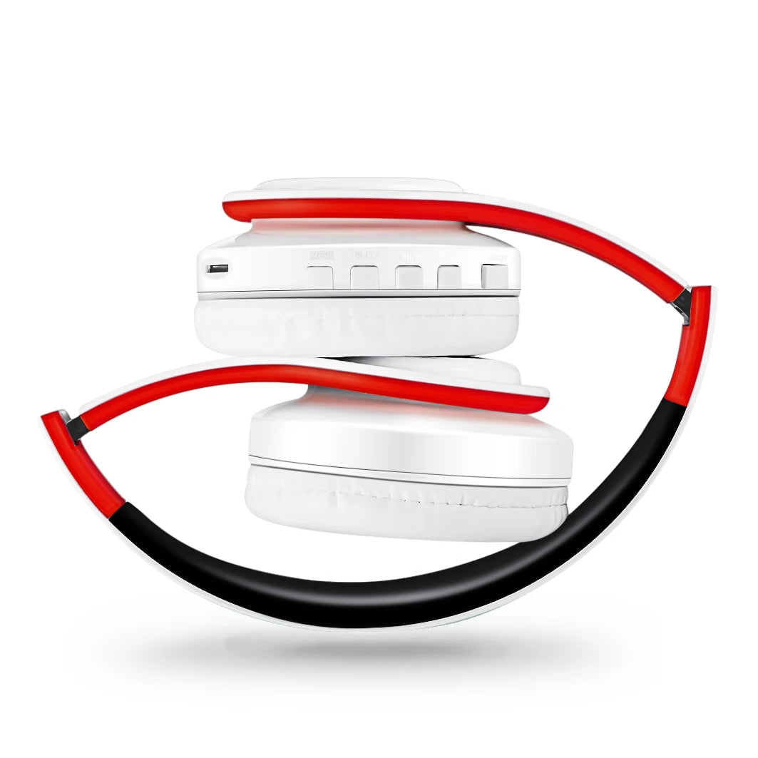Wireless Bluetooth Headphones Stereo Headset, Overhead Earphone with Mic