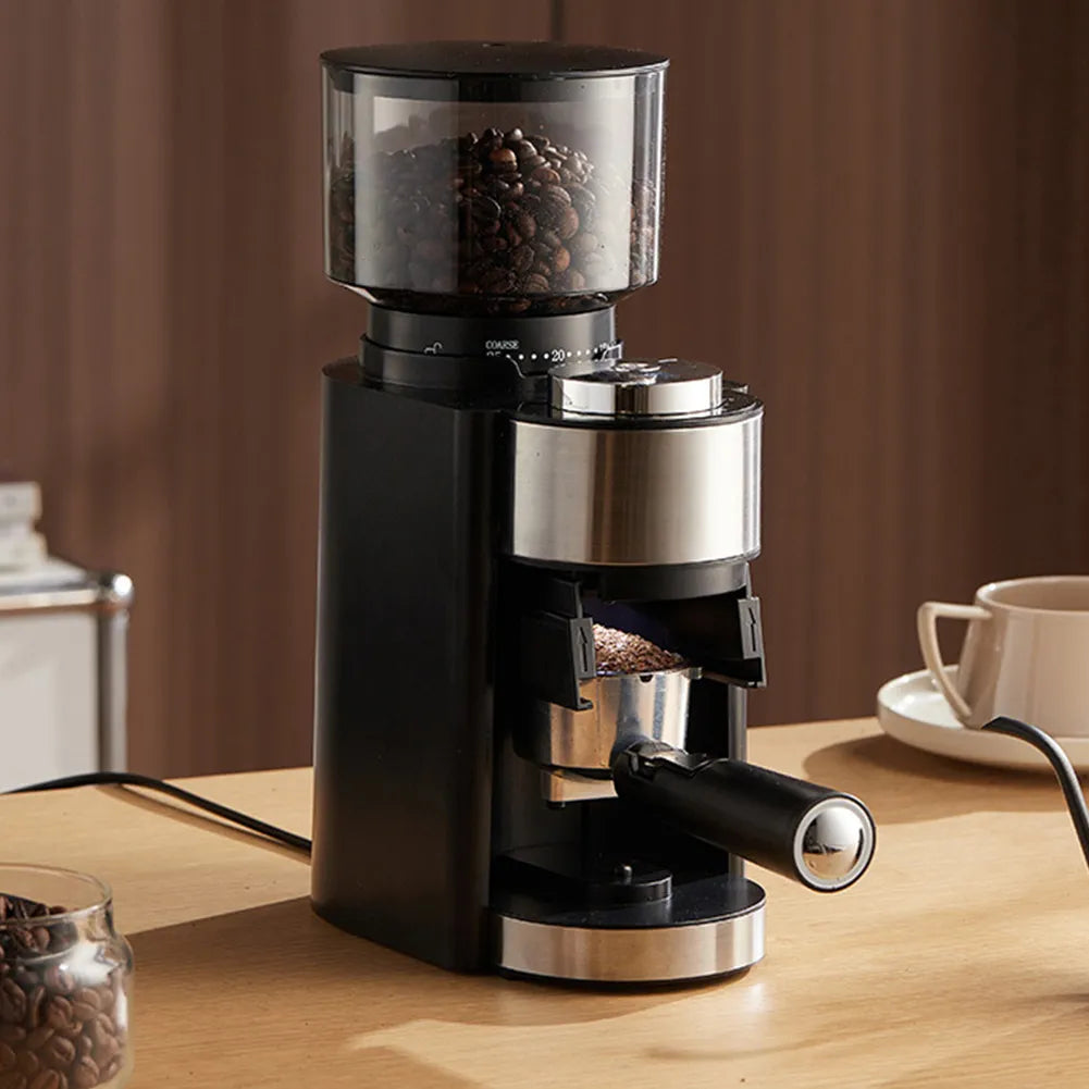 100W Electric Portable Coffee Maker, Bean Grinder Capsule Espresso Machine