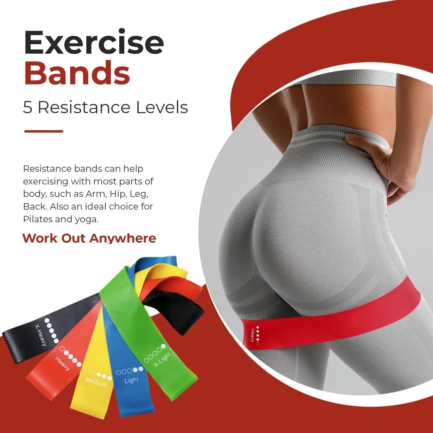 Yoga Resistance Band Set