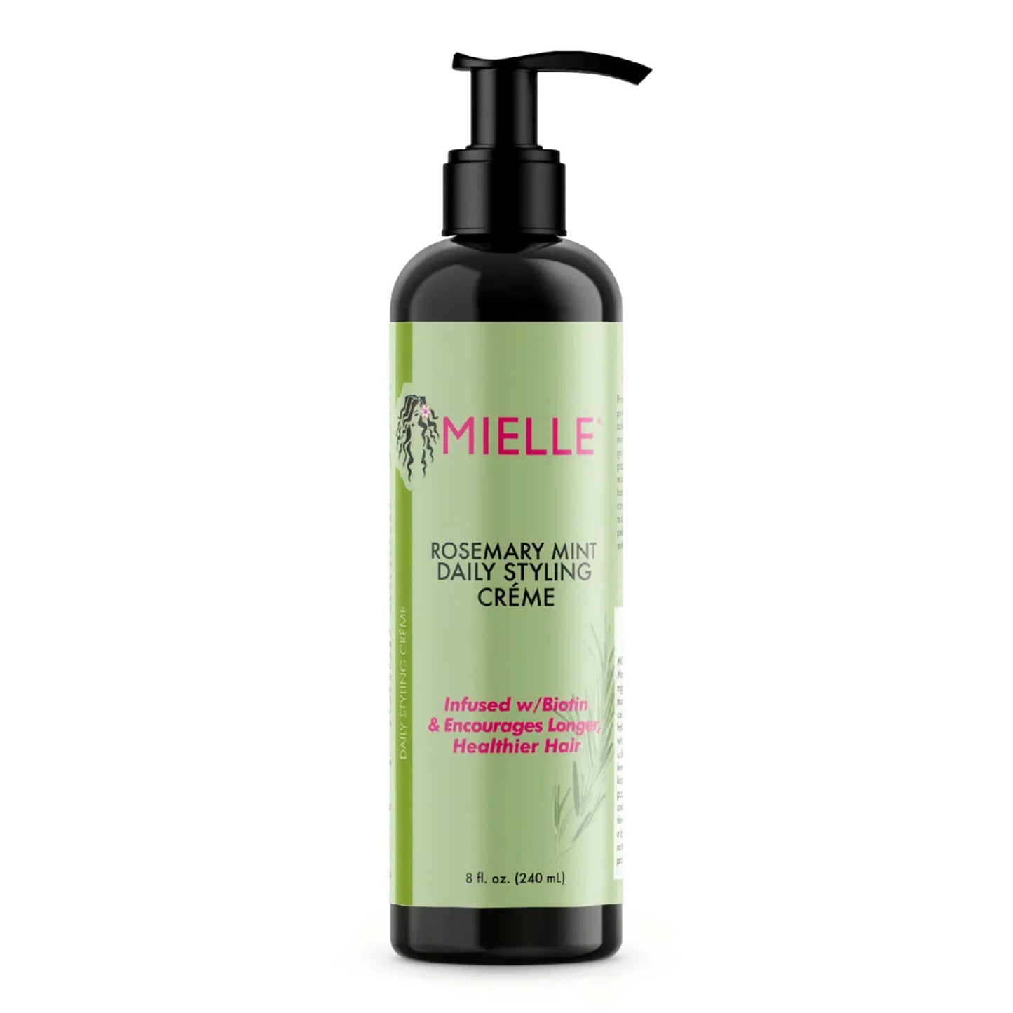 Mielle Rosemary Mint Daily Hair Styling Creme 8oz/240ml - Nourishing, Frizz-Free Styling for Smooth, Healthy-Looking Hair