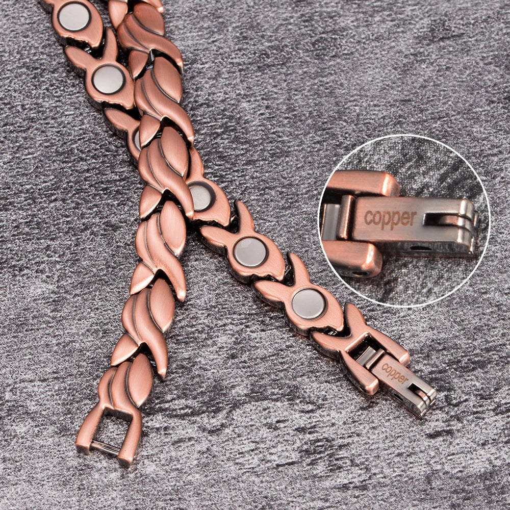 Magnetic Pure Copper Bracelets for Women