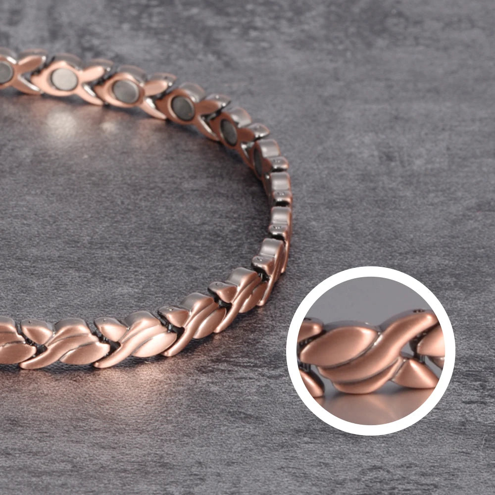 Magnetic Pure Copper Bracelets for Women