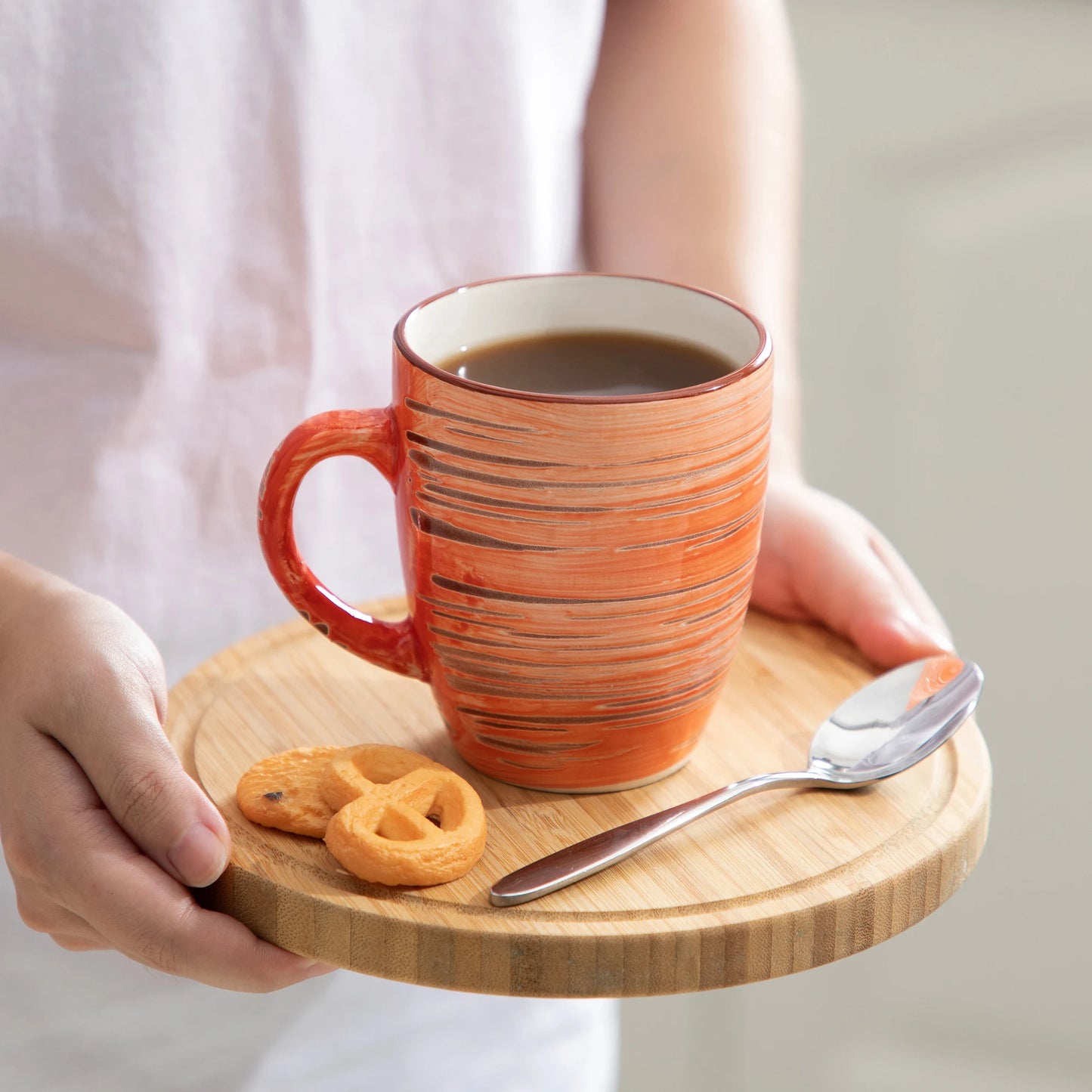 Vancasso ALBERO 6/12 Piece Vintage Coffee Cup Set in Shabby Chic Design, Service for 6 people