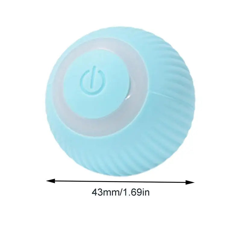 Rechargeable Cat Ball Toy, Smart Automatic Rolling Toy, 360 Degree Spinning Ball