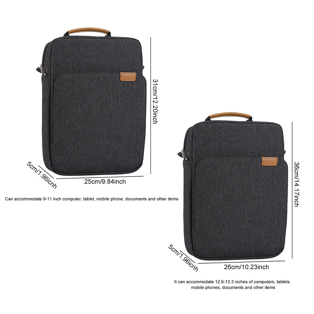 Bag For-ipad 11 Inch 12.9in 9th 10th Generation Pro For Samsung Galaxy S6 Lite Tablet Case handbag 12.9 inch Shoulder Sleeve Bag