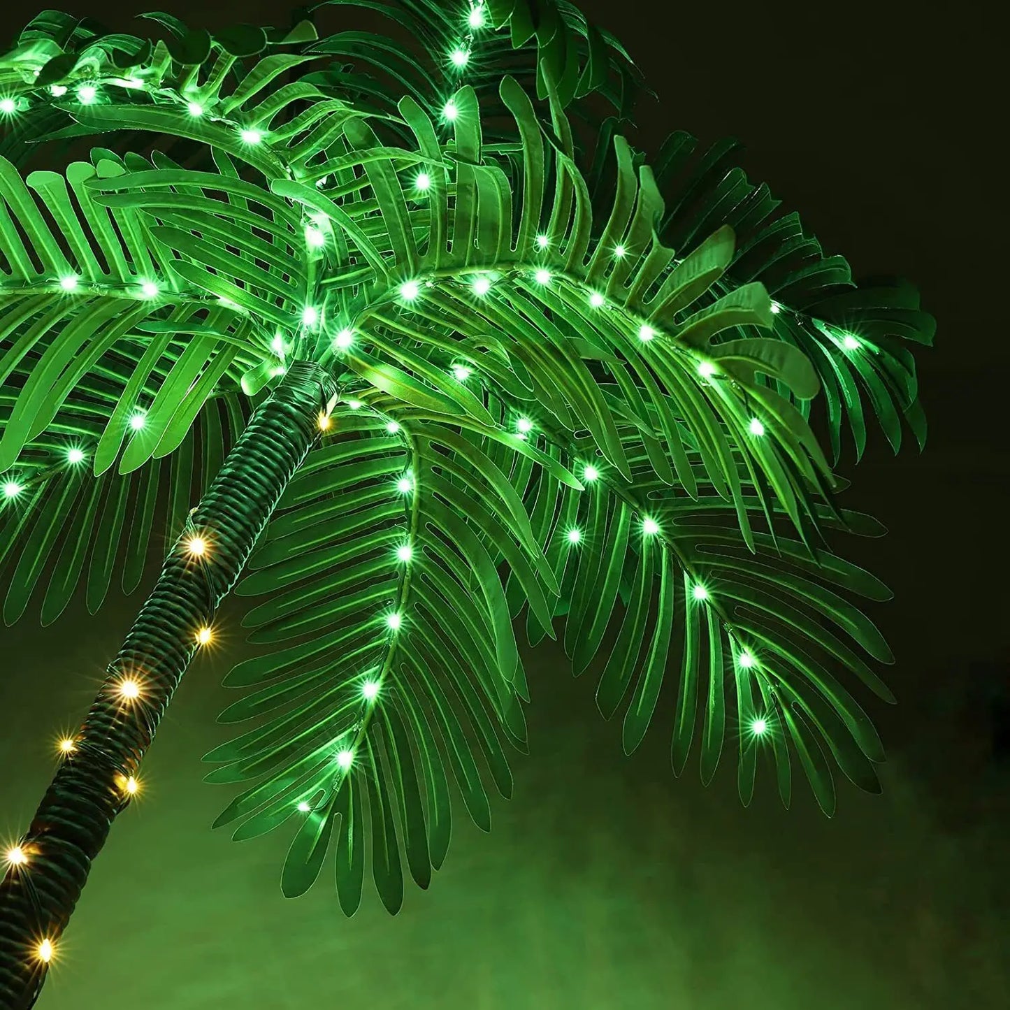 US 6FT LED Lighted Artificial Palm Tree Outdoor Decor