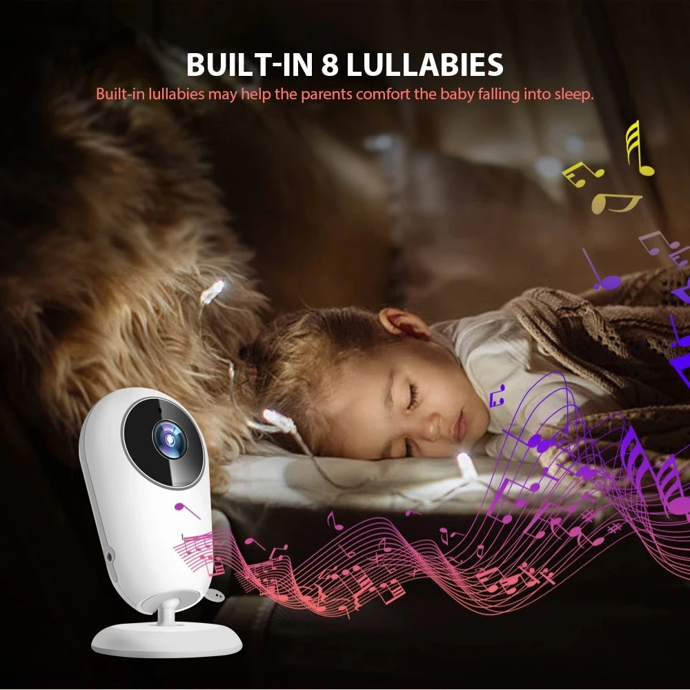 4.3 inch Wireless Video Baby Monitor Sitter,  IR LED Night Vision intercom Surveillance Security Camera