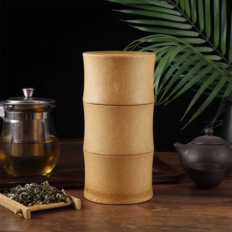 Natural Bamboo Food Storage Box Eco friendly