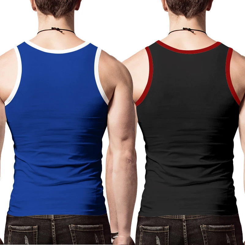 Men's Fitness Sports Top Casual Elastic Quick Drying, Men Two piece set