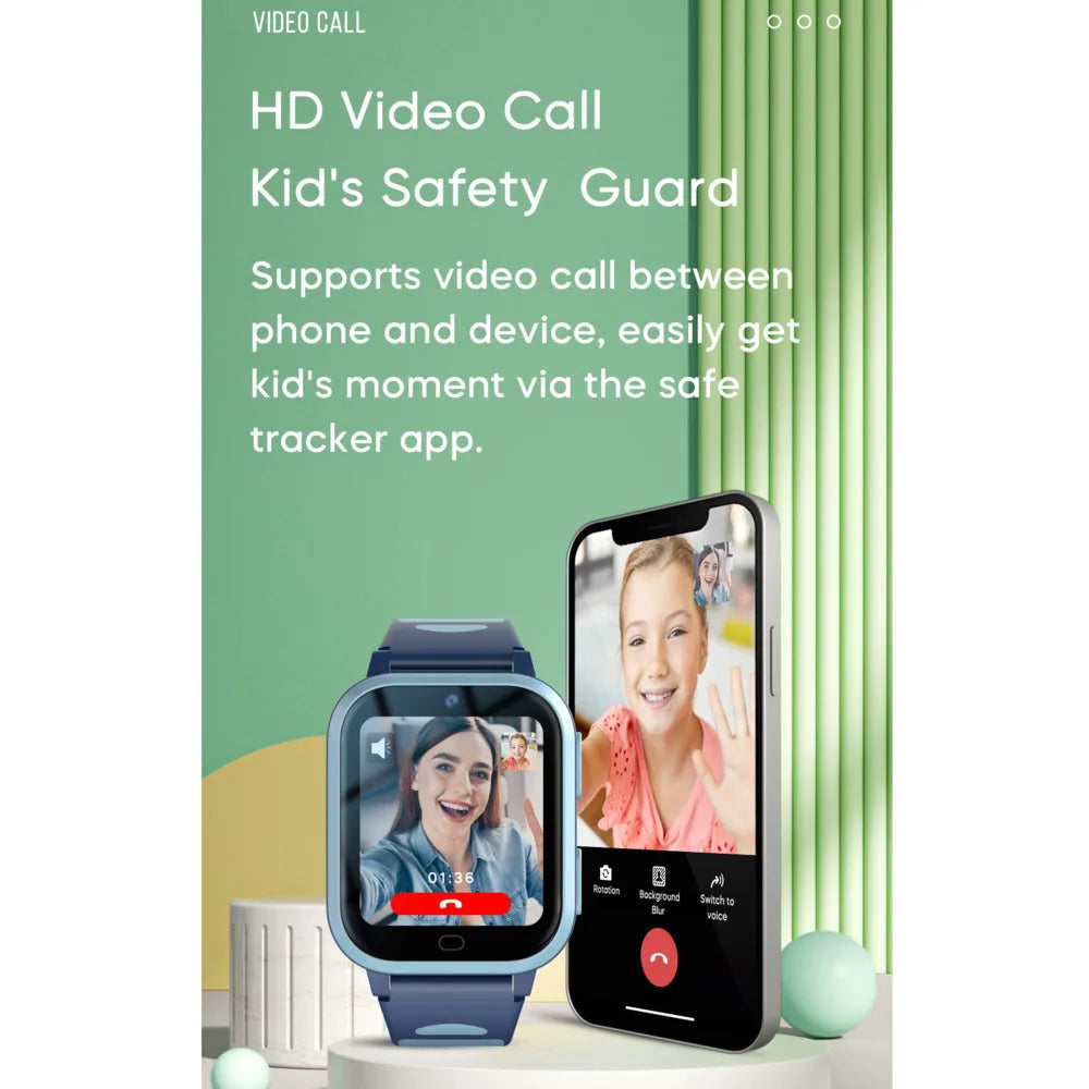 4G Wifi Kids Children Smart Watch, Video chat