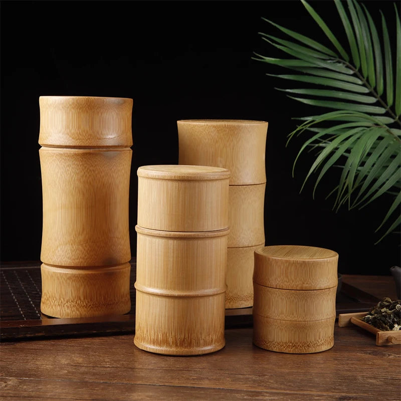 Natural Bamboo Food Storage Box Eco friendly