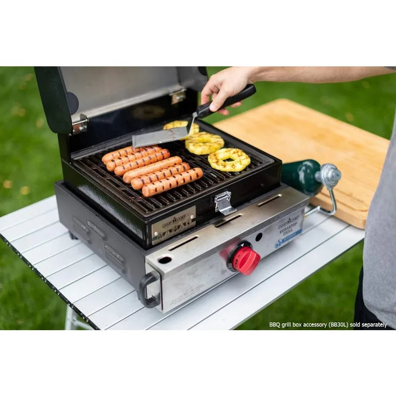 Camp Chef VersaTop - Flat Top Tabletop Grill - Gas Griddle for Outdoor Cooking & Camping Gear - Compatible with 14" Accessories