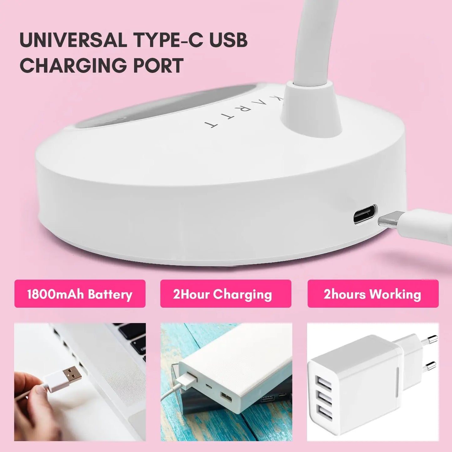UV Nail Lamp Luminoza 10W Rechargeable LED Light with Sensor for Acrylic Nail Extension Flash Cure, Portable Gel Polish