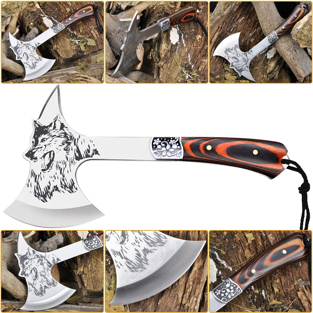 Multi-purpose Axe Sharp Survival Hatchet Defensive Tool