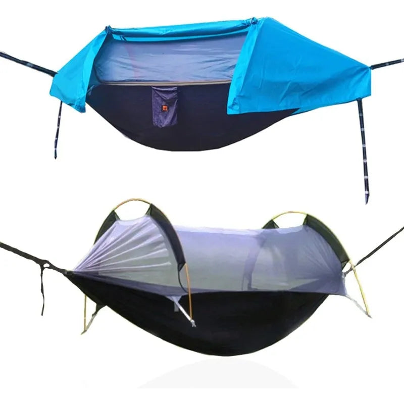 440Lbs Camping Hammock with Mosquito Net and Rainfly Cover,2 Persons Lightweight