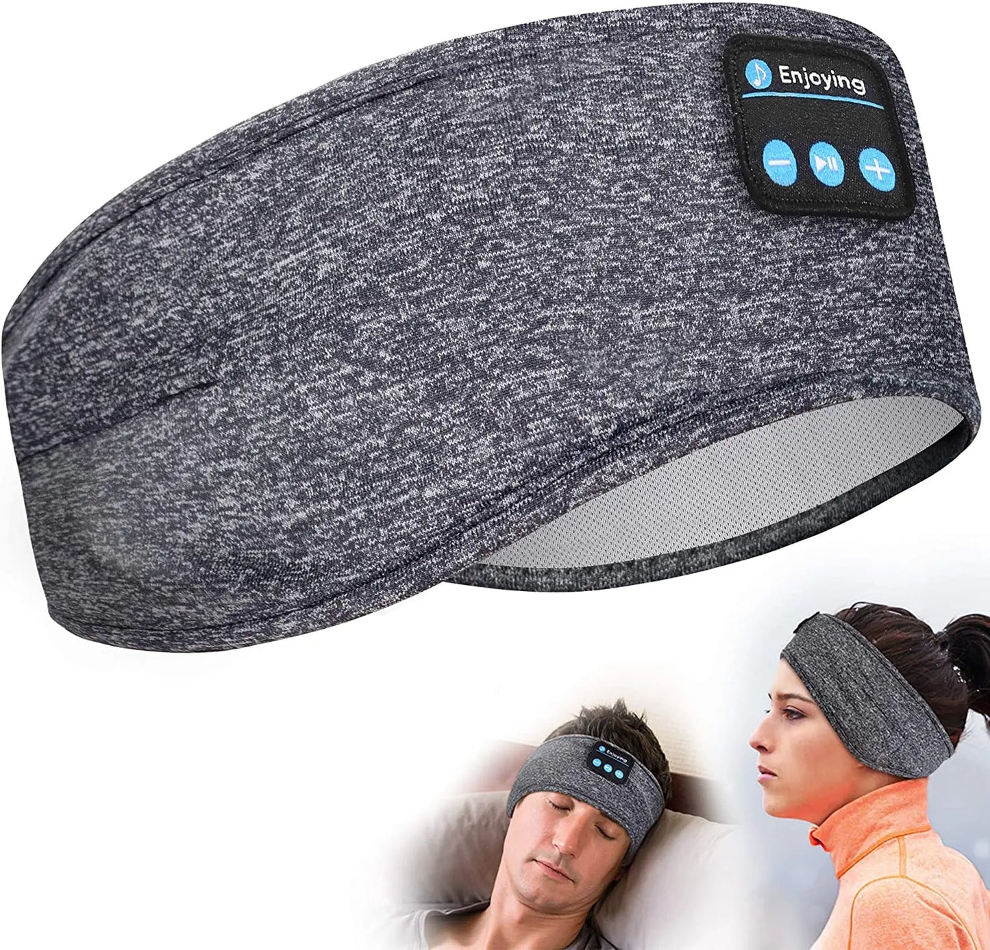 Eye Mask Wireless Bluetooth Earphones, Sports Sleeping Headband Elastic Headset Headband