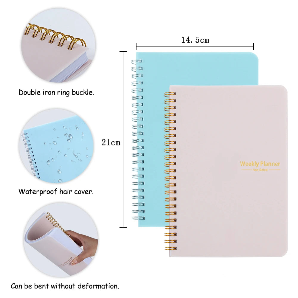 2024 Weekly Planner Agenda A5 Notebook Planner Pouch 52 Weeks Planner