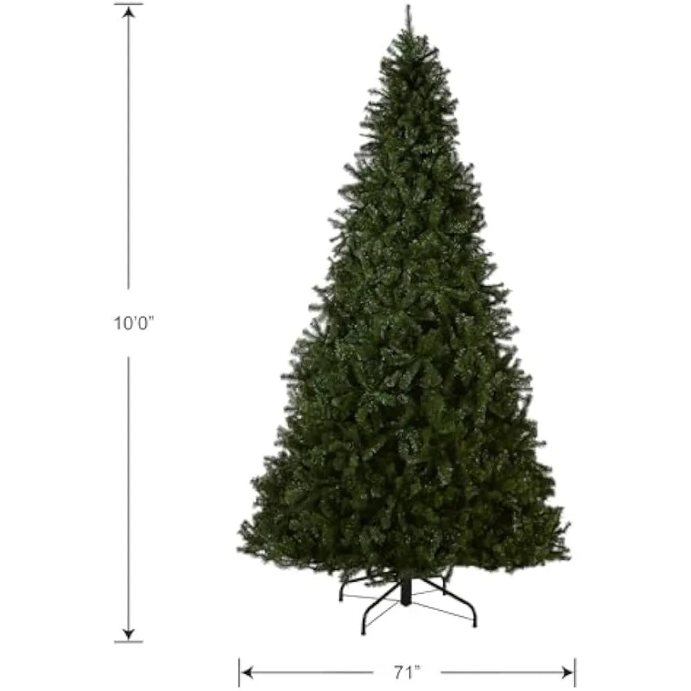 Giant Christmas Tree, Green, North Valley Spruce, Includes Stand, 10 Feet,