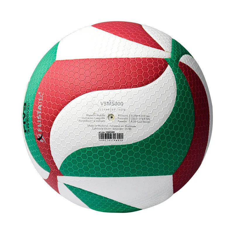 Original Molten Volleyball Standard Size 5 PU Ball for Students Adult and Teenager Competition Training Outdoor Indoor