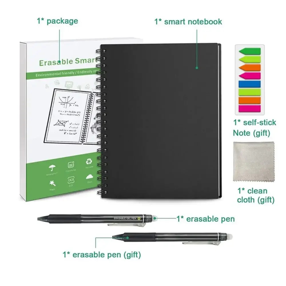 Reusable Erasable Waterproof Notebook